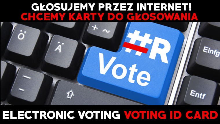 Głosujemy przez internet + karta do głosowania - Petycja do Prezydenta Polski