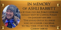 Ashli Babbitt Memorial Plaque 
